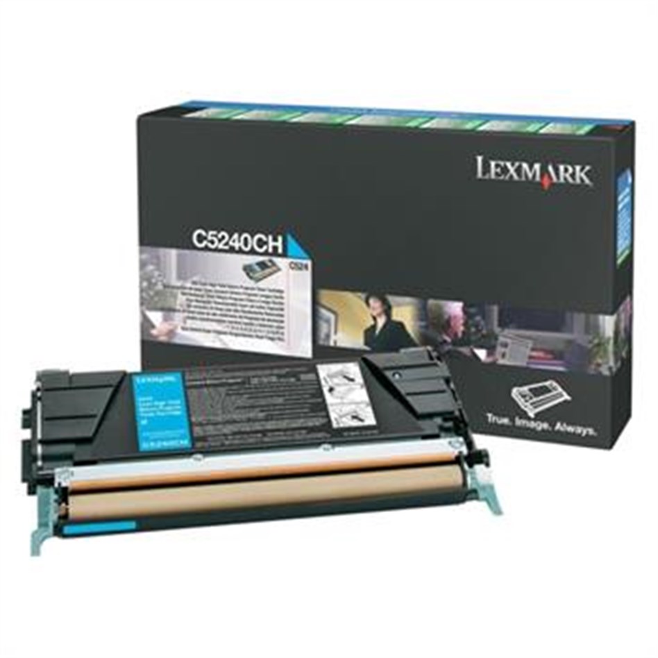 Lexmark%20C5240CH%20Orjinal%20Mavi%20Toner%20C532%20C534%20(5k)