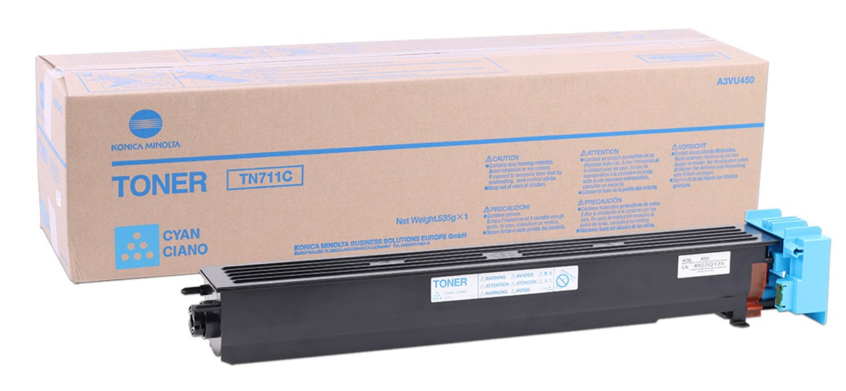 Minolta%20TN-711%20Orjinal%20Mavi%20Toner%20Bizhub%20C654%20C754