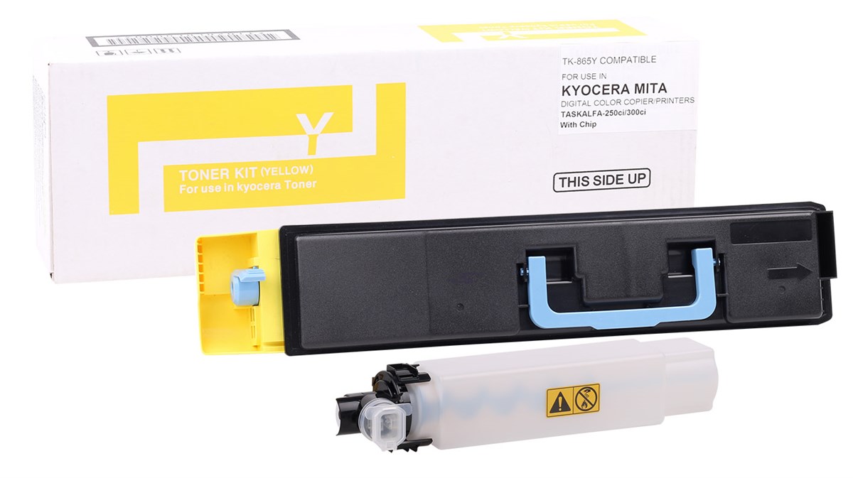 Kyocera%20Mita%20TK-865%20Smart%20Sarı%20Toner%20Taskalfa%20250ci%20%20300ci