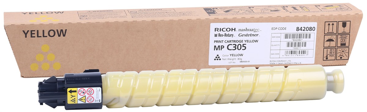 Ricoh%20MP-C%20305%20Orjinal%20Sarı%20Toner