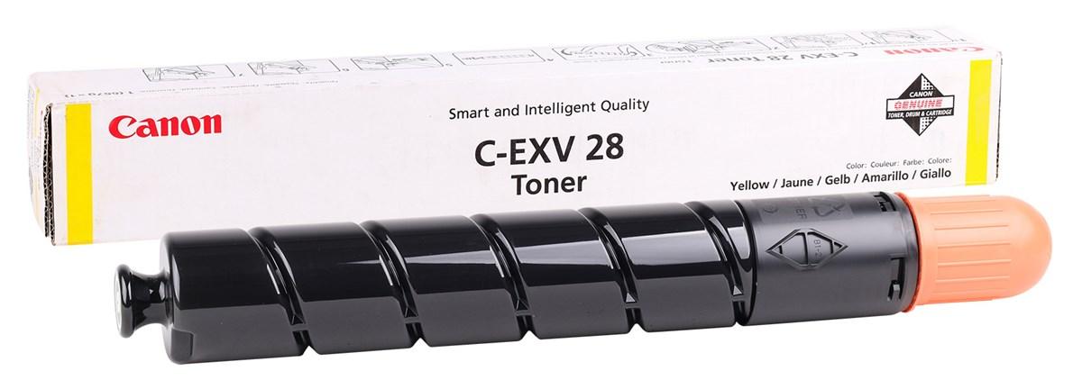 Canon EXV-28 Orjinal Sarı Toner IR-C 5045 5051 5250 5255