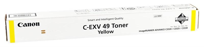 Canon EXV-49 Orjinal Sarı Toner IR-C 3300 3320 3325 3330 3826 3720 3730