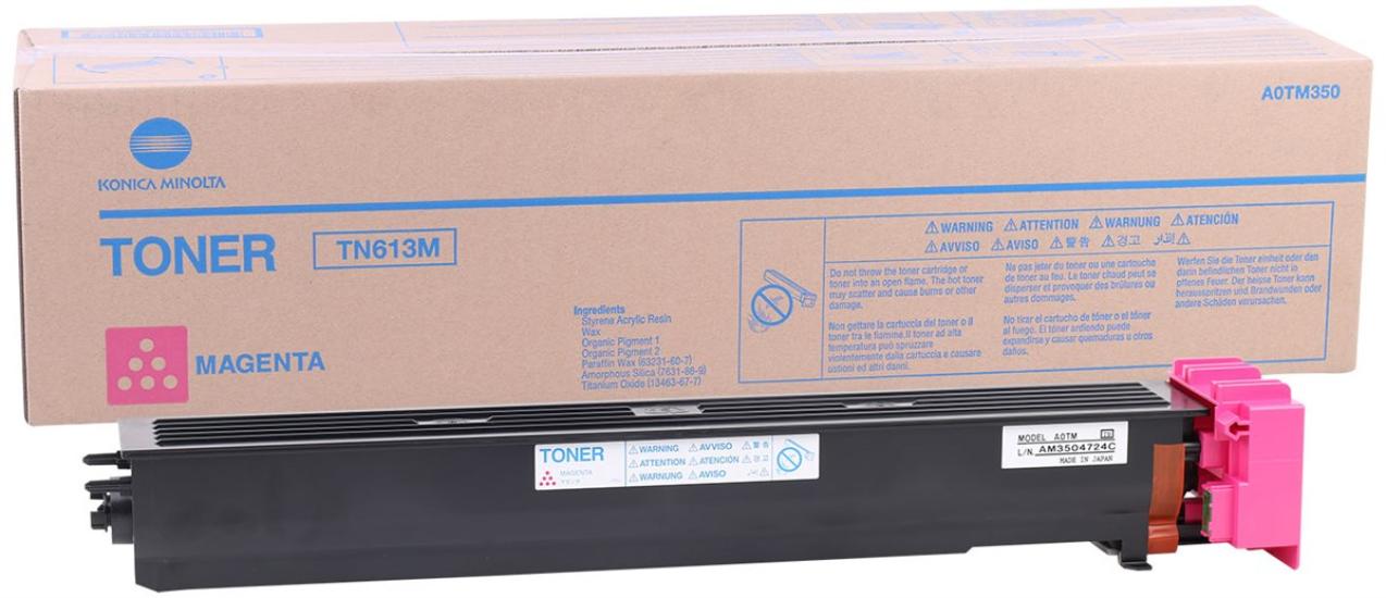 Minolta TN-613 Orjinal Kırmızı Toner C452 C552 C652 A0TM350