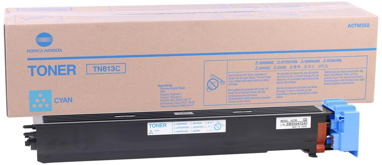 Minolta TN-613 Orjinal Mavi Toner C452 C552 C652 A0TM450