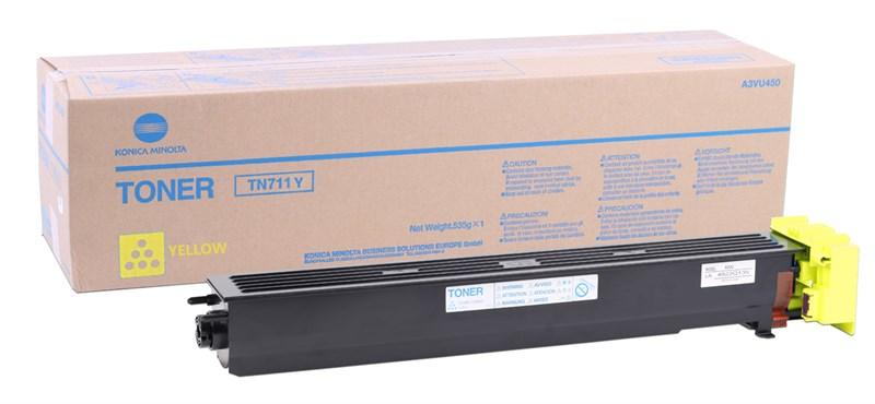 Minolta TN-711 Orjinal Sarı Toner Bizhub C654 C754