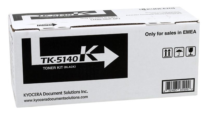 Kyocera Mita TK-5140 Orjinal Siyah Toner Ecosys M6030 P6130 M6530 Mitaco 3130C