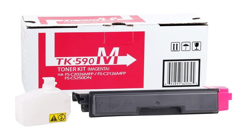 Kyocera Mita TK-590 Smart Kırmızı Toner  FS-C 2026 2126 2526 5250 6026 6526