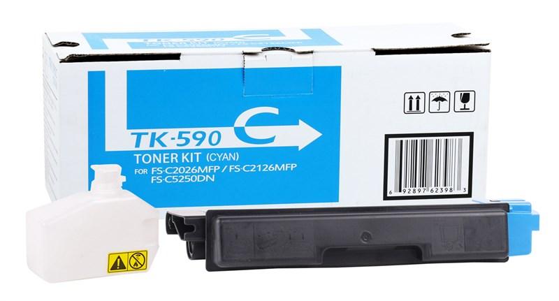 Kyocera Mita TK-590 Smart Mavi Toner FS-C 2026 2126 2526 5250 6026 6526