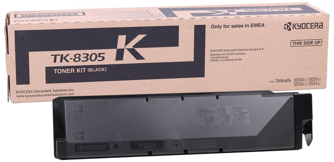 Kyocera Mita TK-8305 Orjinal Siyah Toner 3050ci-3550ci-3051ci-3551ci