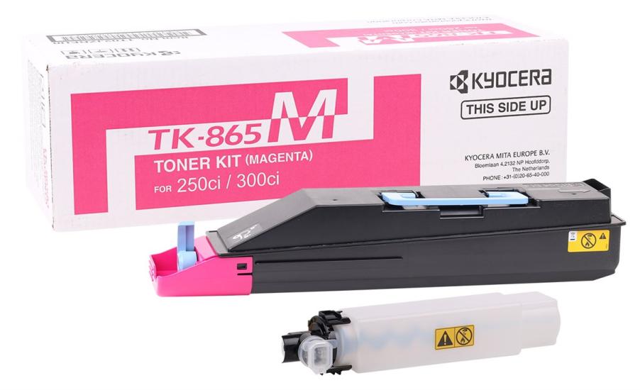 Kyocera Mita TK-865 Orjinal Kırmızı Toner Taskalfa 250ci  300ci