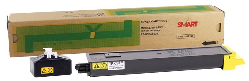 Kyocera Mita TK-895 Smart Sarı Toner  FS-C 8020  8025  8520  8525