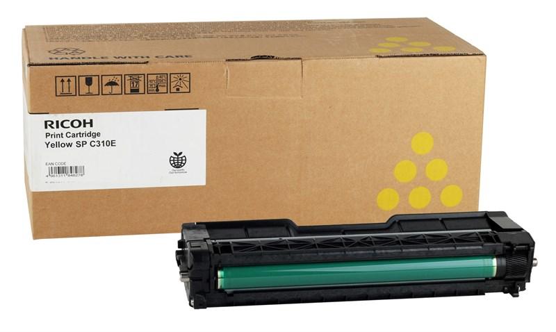 Ricoh SP-C 310HE Orjinal Sarı Toner SP-C 231 232 242 311 320 Yüksek Kapt