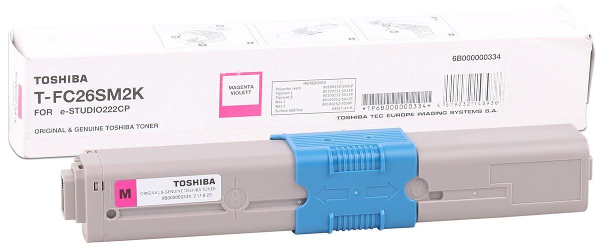 Toshiba T-FC26E-M Orjinal Kırmızı Toner EStudio 262 222 223 (2k)