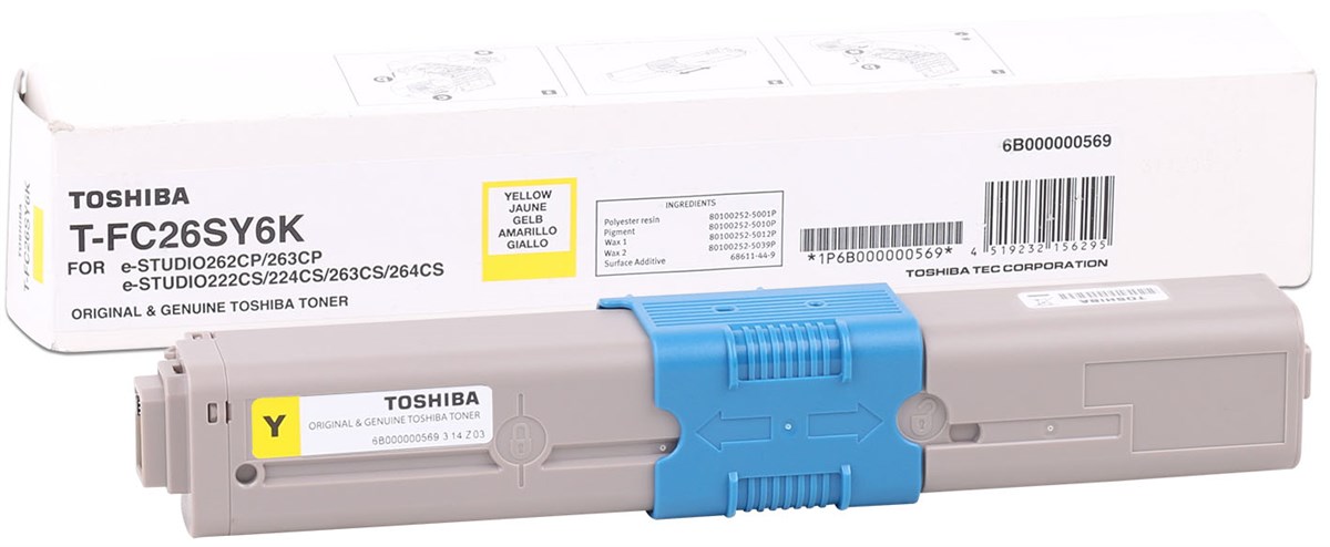 Toshiba%20T-FC26E-Y%20Orjinal%20Sarı%20Toner%20EStudio%20262%20222%20223%20(6k)